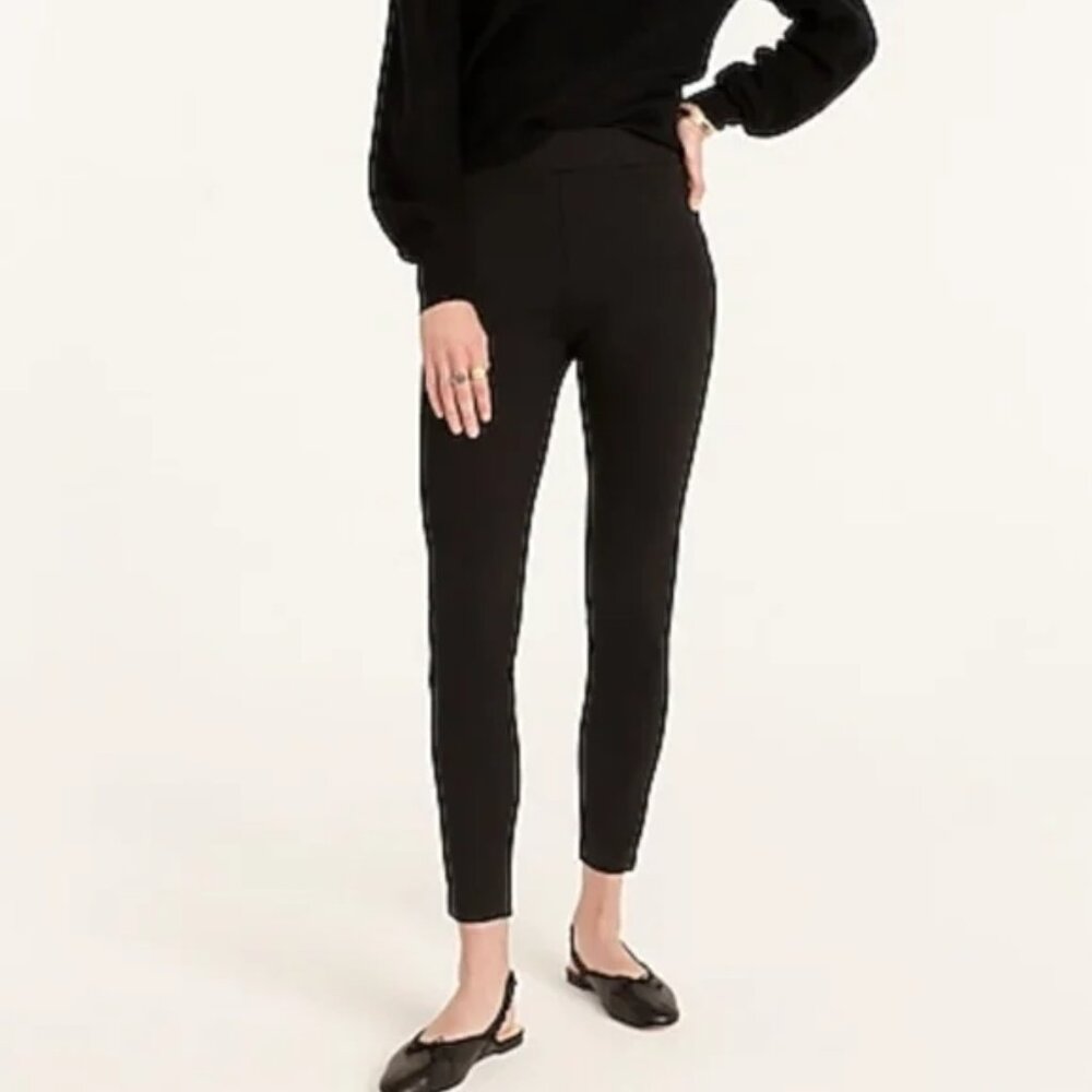 J. Crew Pants Women's Size Small Black Pixie Stretch Ponte Legging Pants #G9389